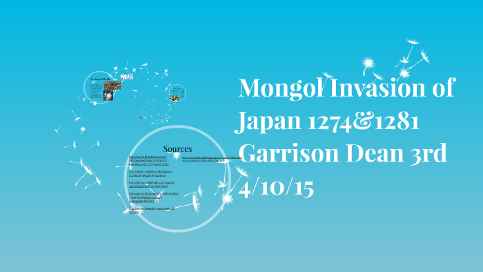 Mongol Invasion of Japan 1274&1281 by Garrison Dean on Prezi