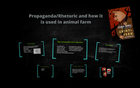 Propaganda/Rhetoric and how it is used in animal farm by