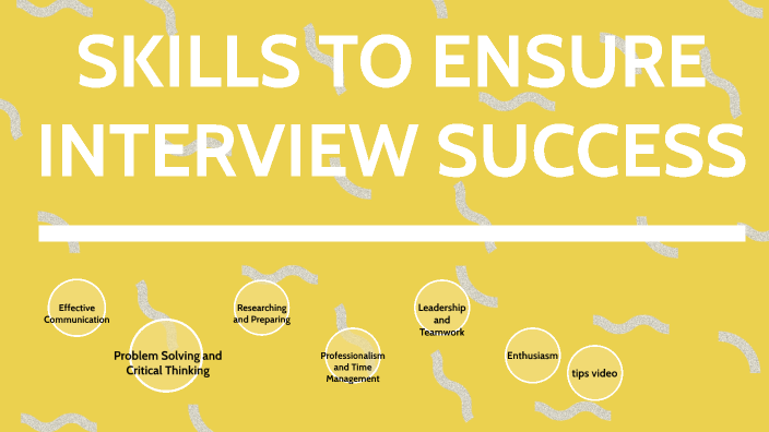 How to succeed in a job interview by sadie erskine on Prezi
