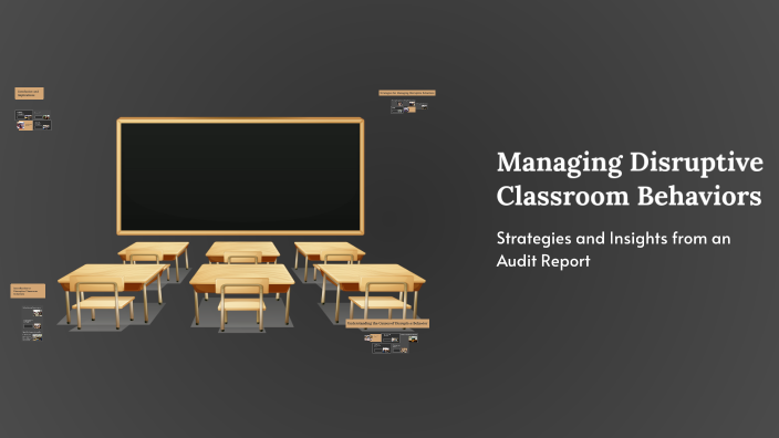 Managing Disruptive Classroom Behaviors by Kristian Crockett on Prezi