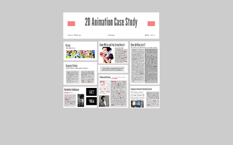 2D Animation Case Study by Dawn Wilson on Prezi