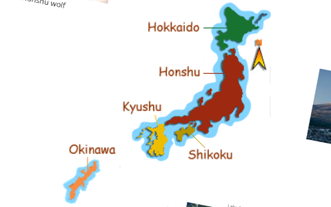 Hokkaido Honshu Shikoku Kyushu Map Honshu By Hannah Danzey