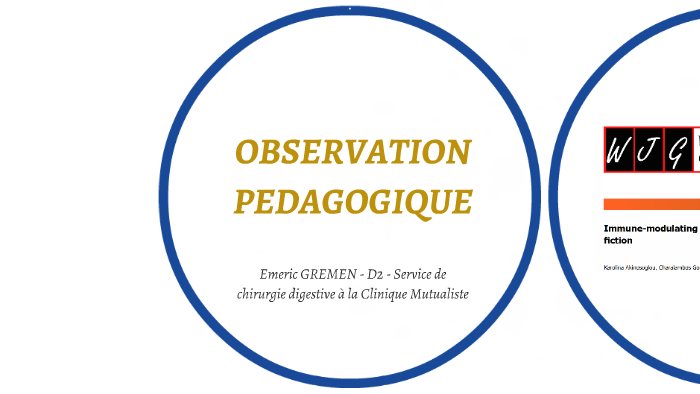 OBSERVATION PEDAGOGIQUE by on Prezi