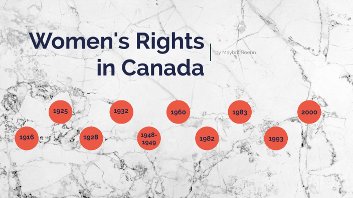 Women rights in canada by Maybrit Sophie Roenn on Prezi
