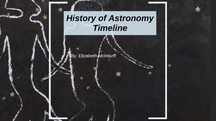 History Of Astronomy Timeline By Elizabeth McInturff