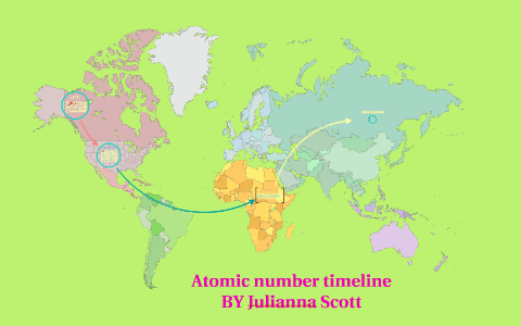 Atomic number timeline by on Prezi