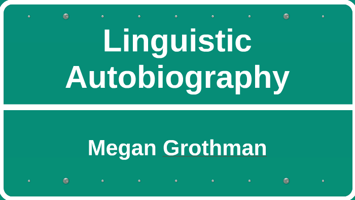 linguistic autobiography assignment