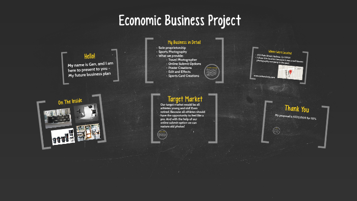 business plan project economics