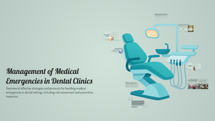 Management of Medical Emergencies in Dental Clinics by enas abdel ...