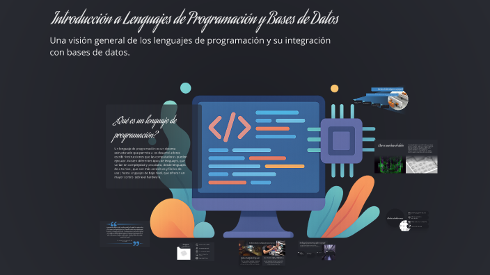 Introducción a Lenguajes de Programación y Bases de Datos by Ciro ...