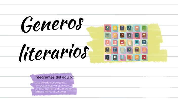 géneros literarios by ximena hernandez on Prezi