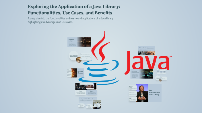 Exploring the Application of a Java Library: Functionalities, Use Cases ...
