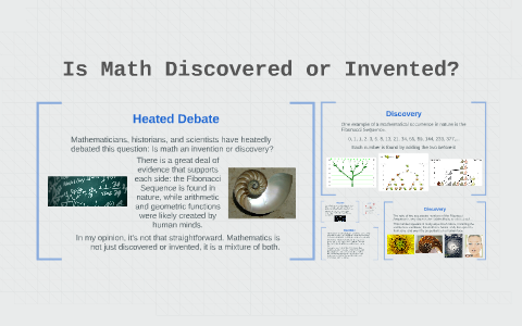 mathematics invented or discovered essay