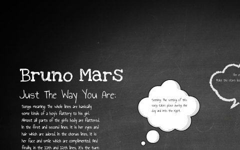 bruno mars just the way you are lyrics