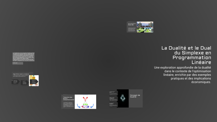 La Dualité et le Dual du Simplexe en Programmation Linéaire by ikram ...