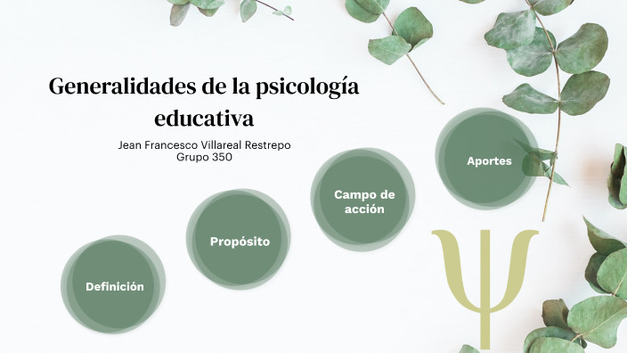 Generalidades De La Psicología Educativa By Francesco Villareal On Prezi