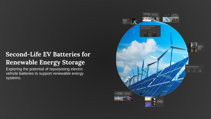 Second-Life EV Batteries for Renewable Energy Storage by Bhukya ...