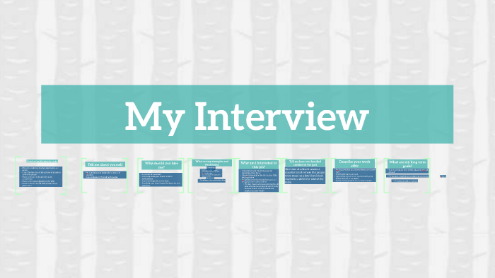 My Interview by charlie hawes on Prezi