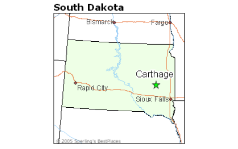 Carthage South Dakota Map Carthage South Dakota- Into The Wild By Theresa Delveaux