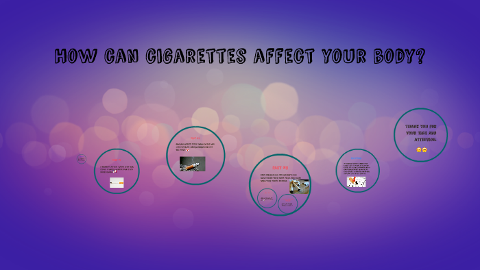 How can cigarettes affect your body? by paulina m on Prezi