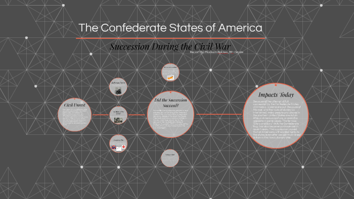 The Confederate States of America by Madison Backes on Prezi