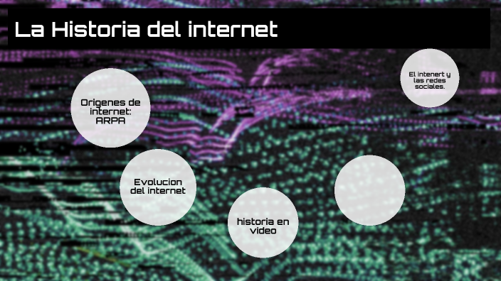 La historia del internet by Nico Deras on Prezi