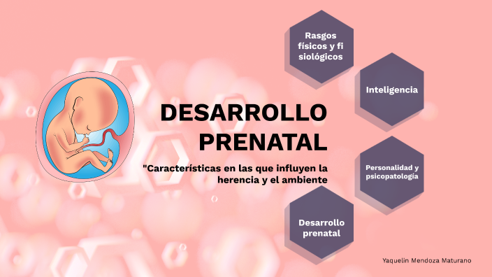 "Características en las que influyen la herencia y el ambiente y el