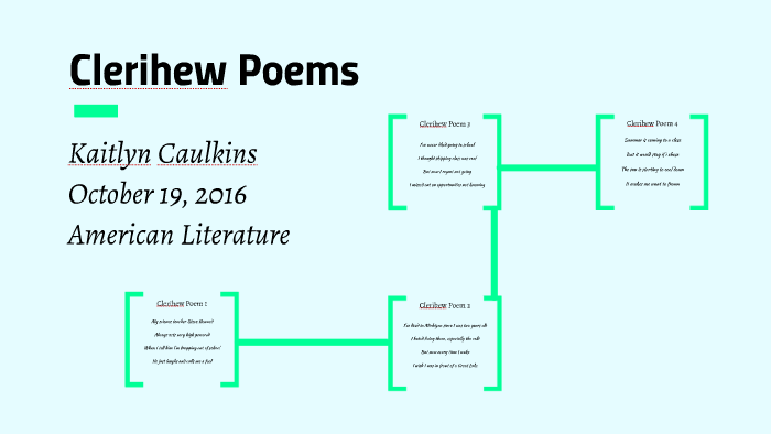 Clerihew Poems by Kaitlyn Caulkins on Prezi