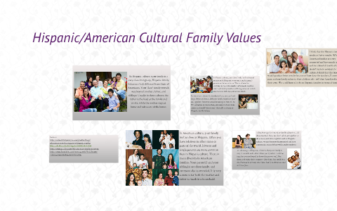 values hispanic family cultural american