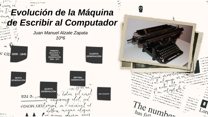 Evolución De La Máquina de Escribir Al Computador by NICOL DAHIANA