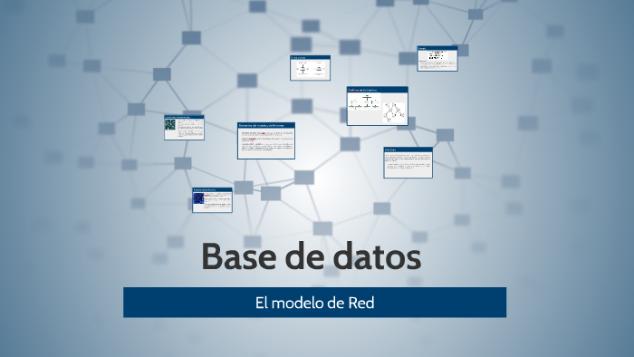 Base de datos - El modelo de red by Nicolás Pellegrinet