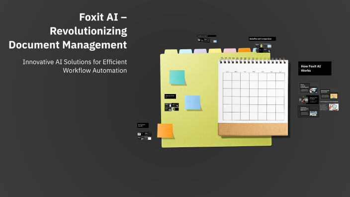 Foxit AI – Revolutionizing Document Management by 22MCA033_Manoj Kumar ...