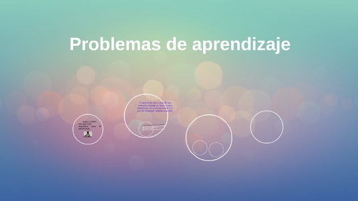 Problemas de aprendizaje by Ale Vil on Prezi