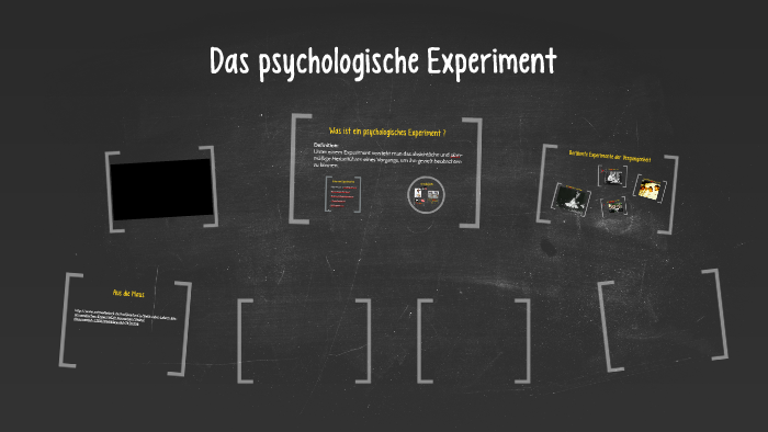 wissenschaftliches experiment psychologie