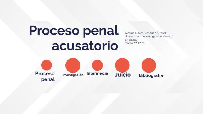 PROCESO PENAL ACUSATORIO| TEORÍA GENERAL DEL PROCESO. By Jéssica ...