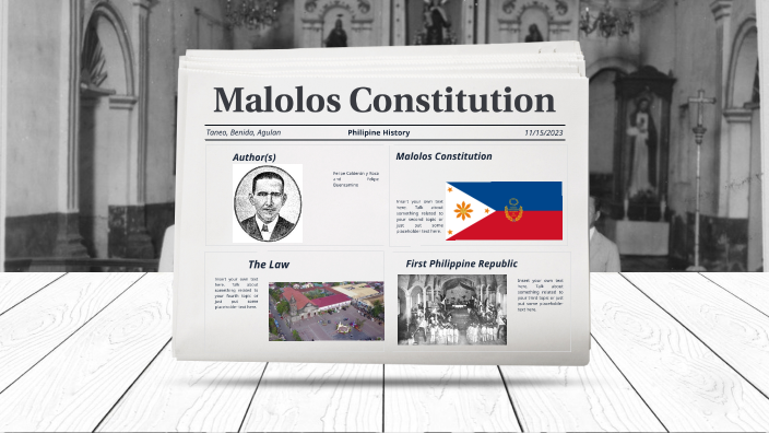 the malolos constitution essay