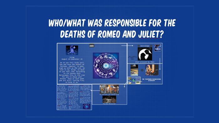 romeo and juliet essay who is responsible for their deaths