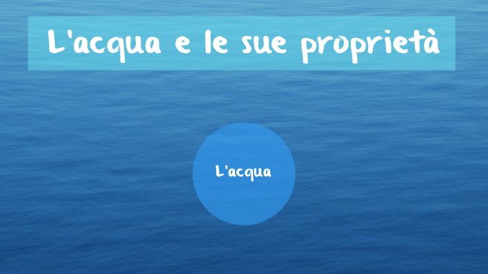 L Acqua E Le Sue Proprietà L'acqua e le sue proprietà by Ale Cleofe on Prezi