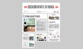 Educacion Infantil En Francia By Yeral Martinez