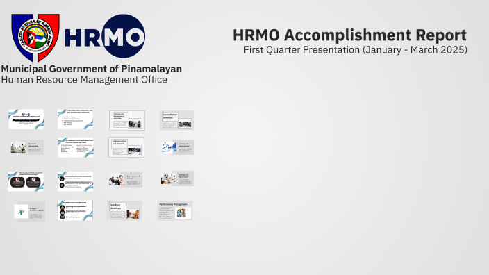 HRMO ACCOMPLISHMENT REPORT by HRMO Pinamalayan on Prezi