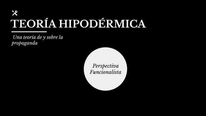 Teoría Hipodérmica by Octa Moreno