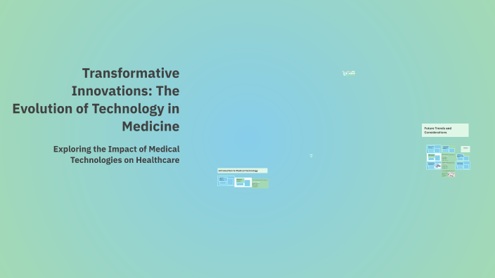 Transformative Innovations: The Evolution of Technology in Medicine by ...