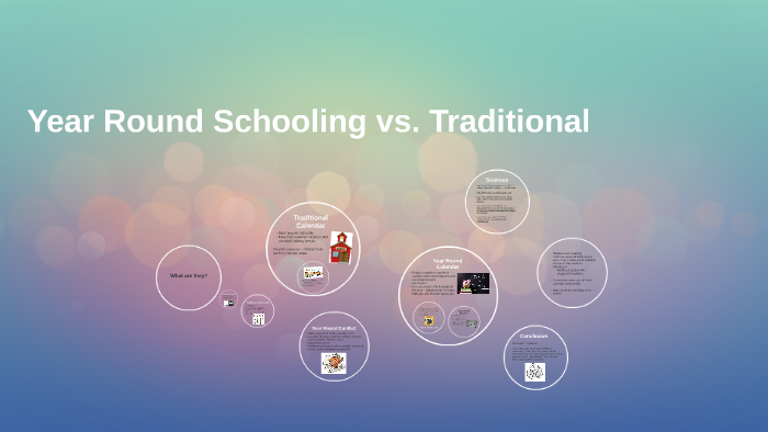 traditional school vs year round school essay