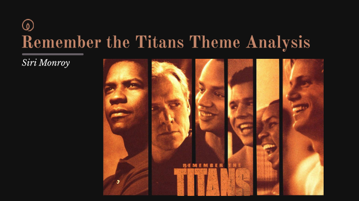 remember the titans themes essay