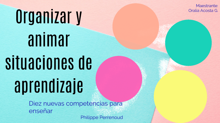 Organizar Y Animar Situaciones De Aprendizaje prezi.com