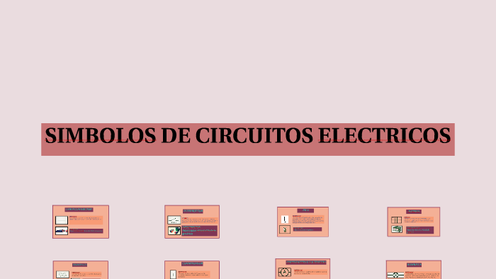 SIMBOLOGIA DE LOS ELEMENTOS ELECTRICOS by