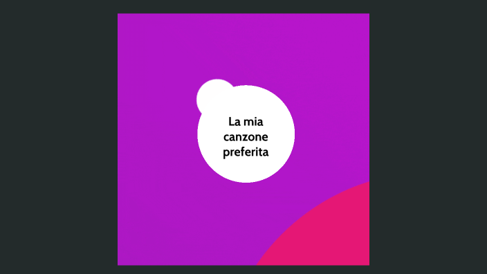 La mia canzone Preferita by mohamed najimudeen on Prezi