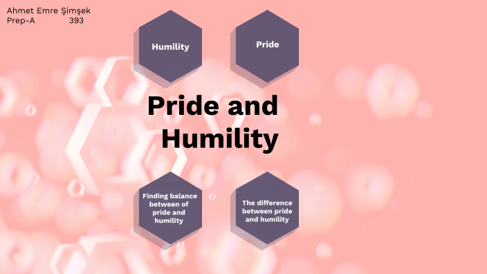 pride and humility essay