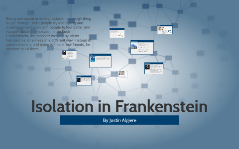 isolation essay frankenstein