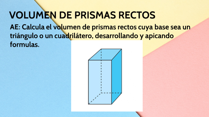 VOLUMEN DE PRISMAS RECTOS by OMAR MENESES on Prezi